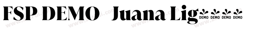 FSP DEMO   Juana Lig字体转换
